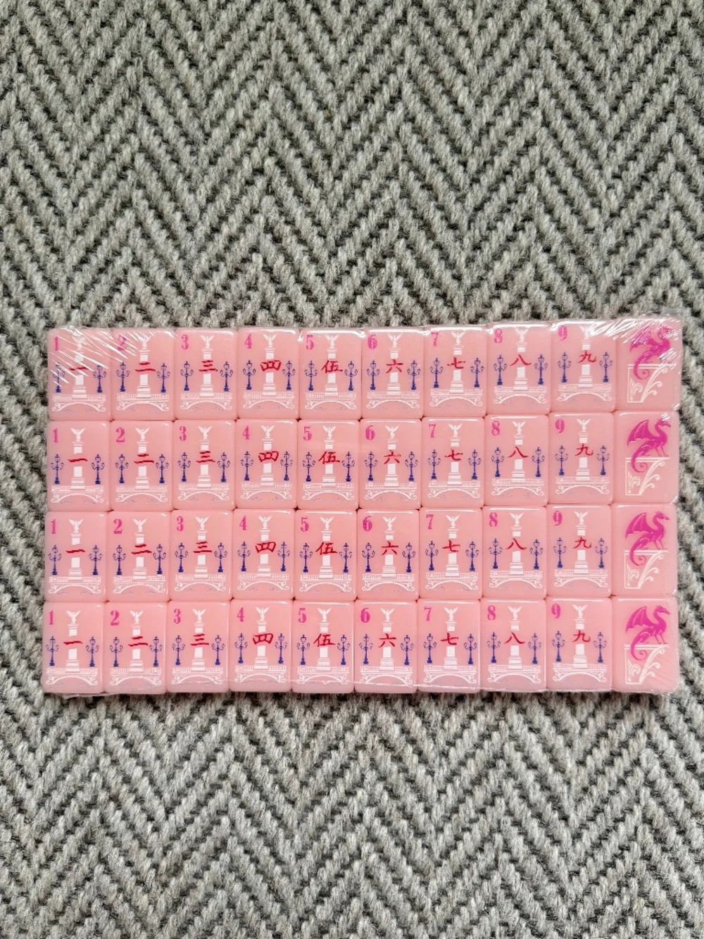 Pink Paris American Mahjong Tile set (new) - Picture 5 of 10